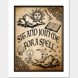 Join me for a spell Posters and Art